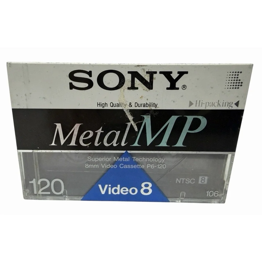 Sony Metal MP P6-120MP Video8 8mm Camcorder Tape NTSC 120 Min Sea